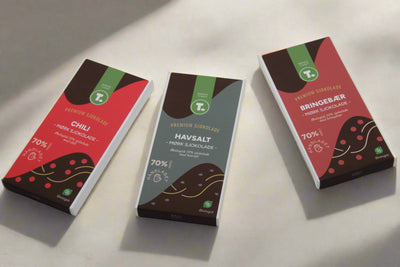 Mørk chokolade 70% - Appelsin - økologisk