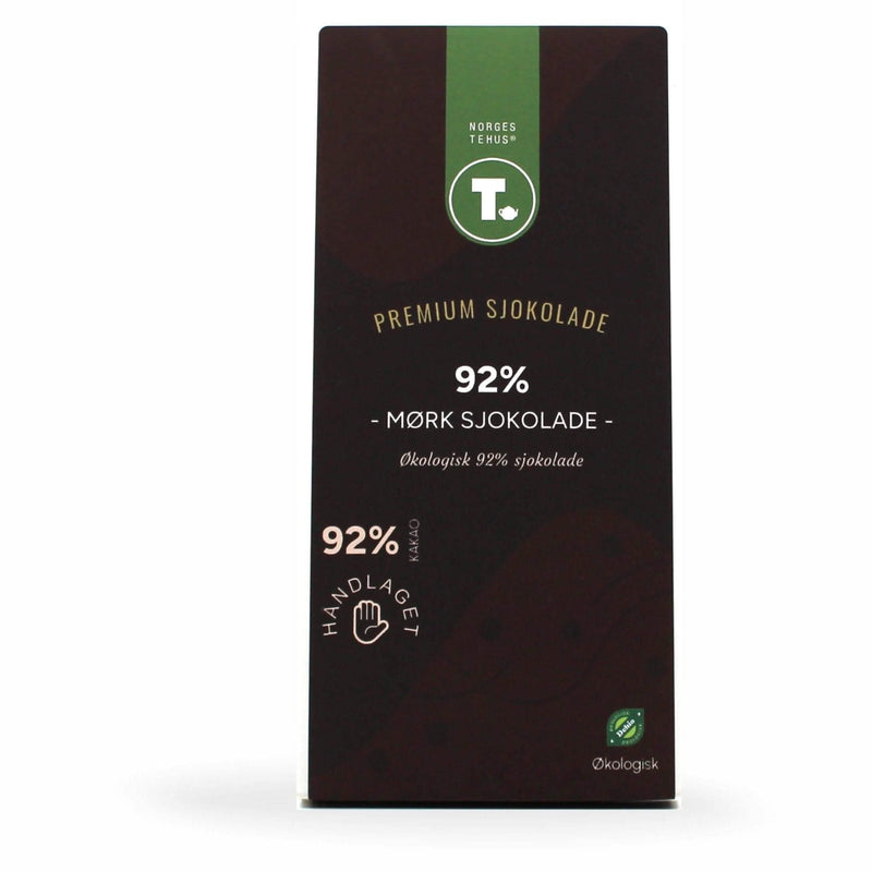 Mørk chokolade 92% - økologisk