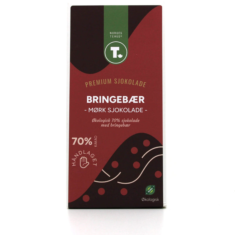 Mørk chokolade 70% - Hindbær - økologisk