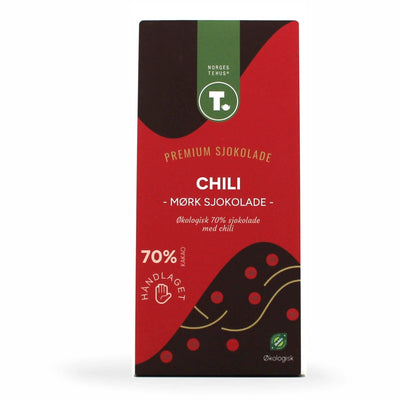 Mørk chokolade 70% - Chili - økologisk