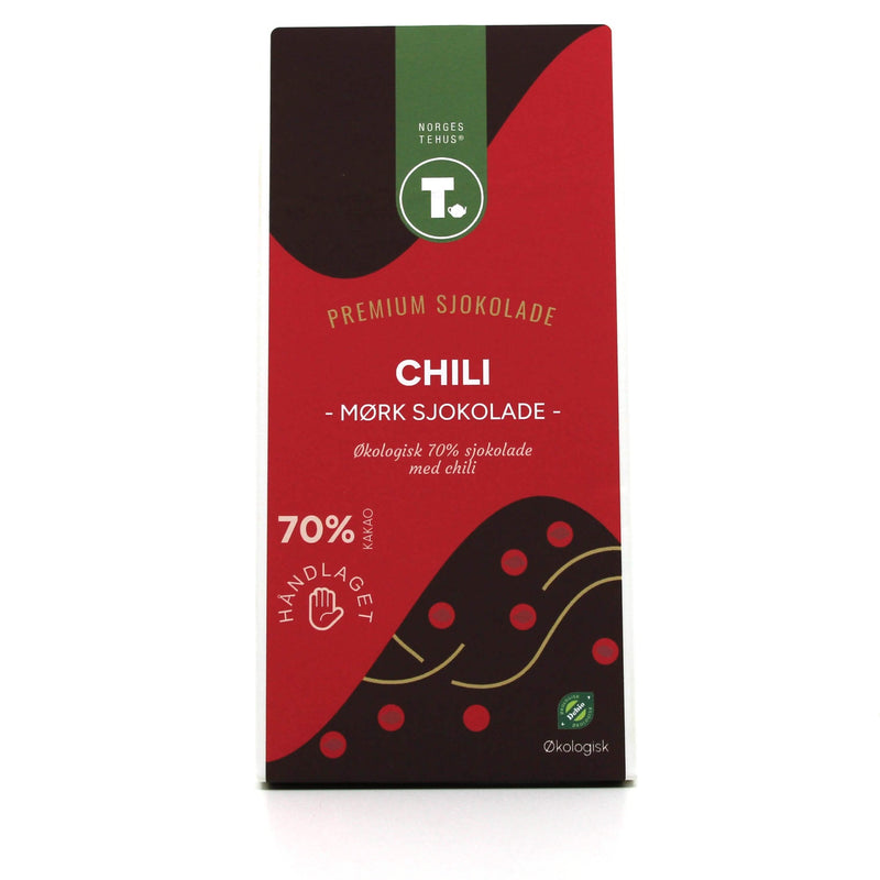 Mørk chokolade 70% - Chili - økologisk