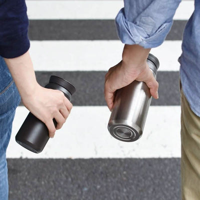 Kinto rejsekop - sort - 350ml