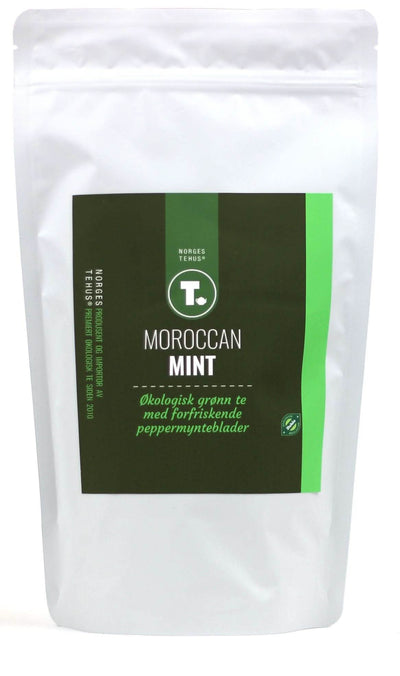 Grønn te med peppermynte teposer